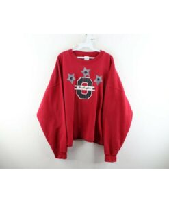Ohio State University Spell Out Double Sided Sweatshirt
