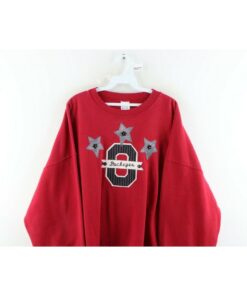 Ohio State University Spell Out Double Sided Sweatshirt
