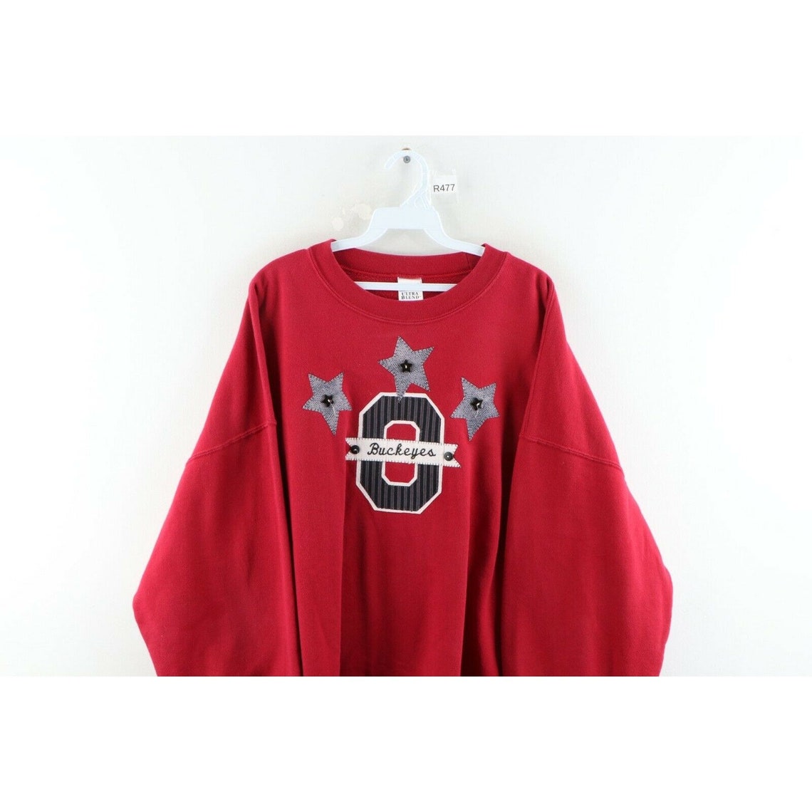 Ohio State University Spell Out Double Sided Sweatshirt