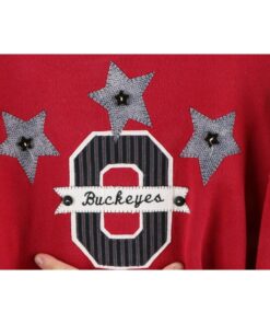 Ohio State University Spell Out Double Sided Sweatshirt