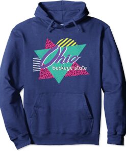 Ohio Vintage 80s 90s Retro Gift - Buckeye State Sweatshirt