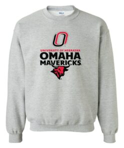 Omaha Mavericks Sweatshirt Uno Crewneck Sweatshirt University Of Nebraska Omaha Apparel Uno Sweat Shirt Mavericks Apparel Uno Mavericks Crew