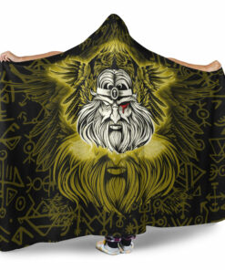 Personalized Fleece Blankets Viking Hooded Blanket