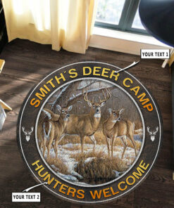 Personalized Hunting Rug Gift For Him Deer Hunting Camps