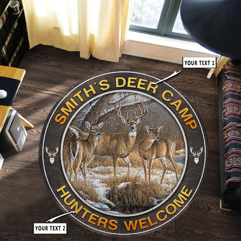 Personalized Hunting Rug Gift For Him Deer Hunting Camps