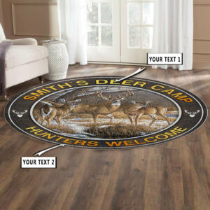 Personalized Hunting Rug Gift For Him Deer Hunting Camps - Bluefink