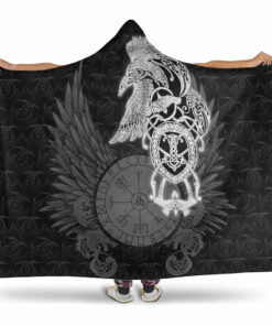 Personalized Viking Hooded Blanket Gifts for Family