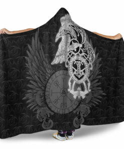 Personalized Viking Hooded Blanket Gifts for Family