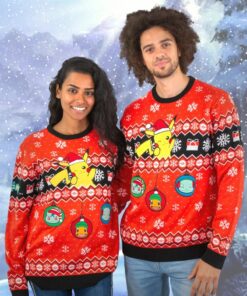 Pikachu Pokémon Ugly Christmas Sweater