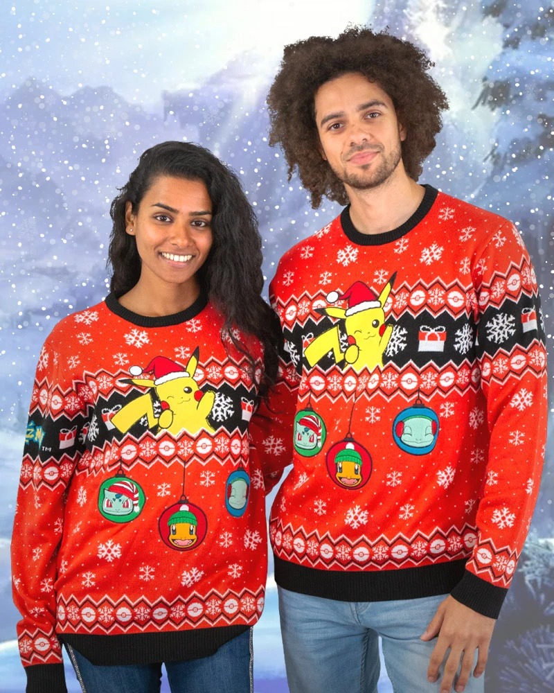 Pikachu Pokémon Ugly Christmas Sweater