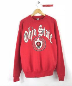 Rare!!! Vintage Ohio State University Sweatshirt Big Spellout Pullover Jumper Sweater Made in USA