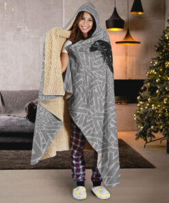 Raven Valknut Viking Hooded Blanket