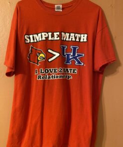 Red Louisville Cardinals T Shirt U Of L Greater Than Uk Wildcats Reprinted, Uofl Sweatshirt, University of Louisville Sweatshirt