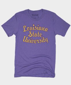 Retro Louisiana State University Script T-Shirt