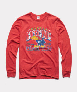 Rock Chalk Champions Long Sleeve Gifts for Fans