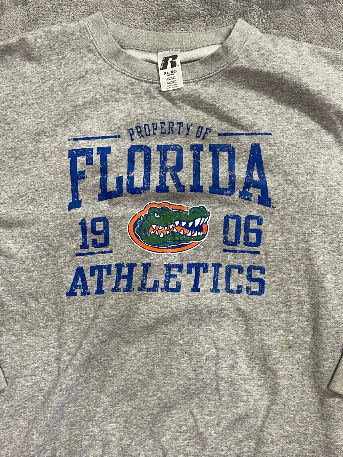 Russell Florida Gators Men's 1906 UF Crew Neck Pullover Sweatshirt