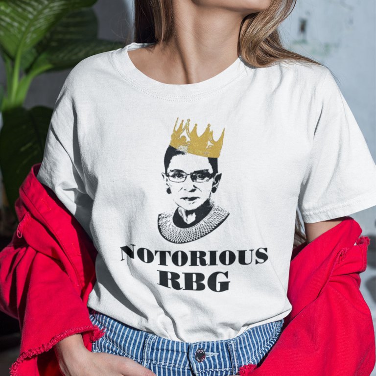 Ruth Bader Ginsburg T Shirt Notorious RBG