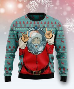 Santa Claus Astronaut Ugly Christmas Sweater, All Over Print Sweatshirt, Ugly Sweater, Christmas Sweaters, Hoodie, Sweater