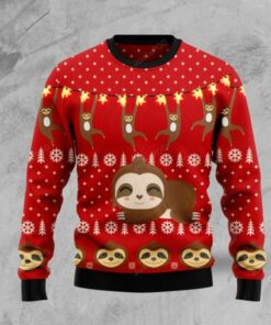 Sloth Lover Ugly Christmas Sweater, Ugly Sweater, Christmas Sweaters, Hoodie, Sweater