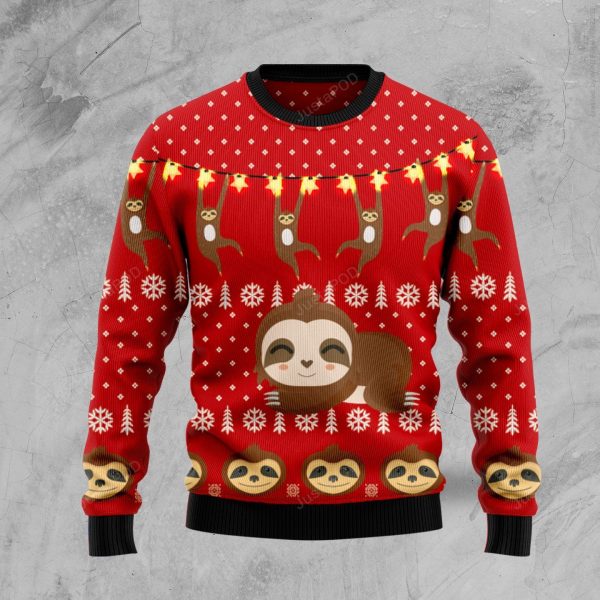 Sloth Lover Ugly Christmas Sweater, Ugly Sweater, Christmas Sweaters, Hoodie, Sweater