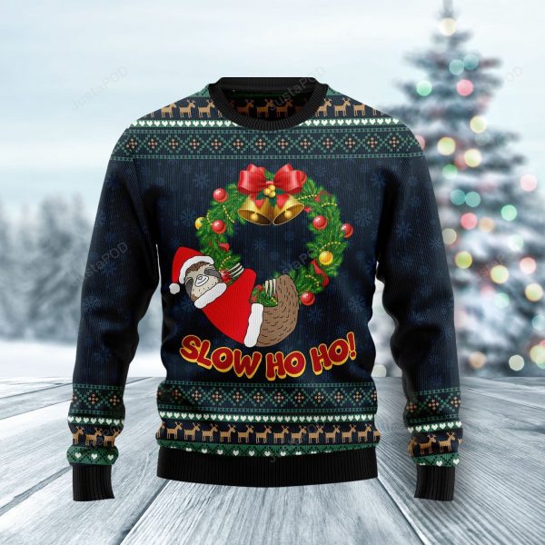 Sloth Slow Down Its Christmas Ugly Christmas Sweater, Ugly Sweater, Christmas Sweaters, Hoodie, Sweater