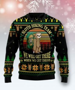 Sloth Team Holiday Ugly Christmas Sweater, Ugly Sweater, Christmas Sweaters, Hoodie, Sweater