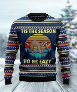 Sloth Tis The Season Ugly Christmas Sweater, Ugly Sweater, Christmas Sweaters, Hoodie, Sweater