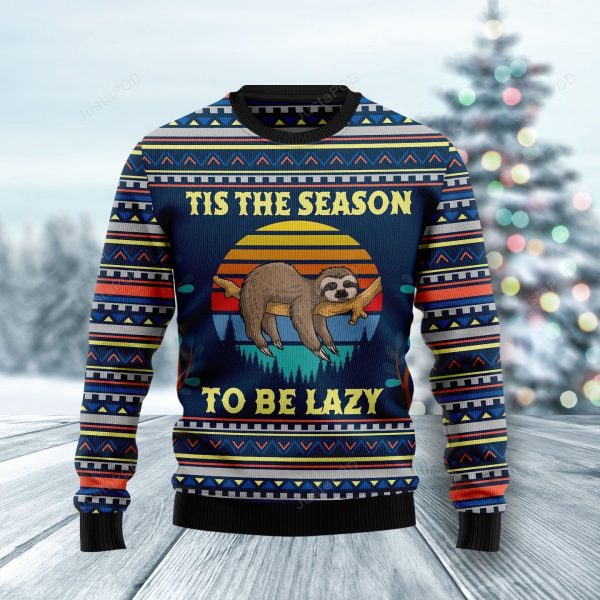 Sloth Tis The Season Ugly Christmas Sweater, Ugly Sweater, Christmas Sweaters, Hoodie, Sweater