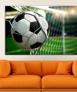Soccer Ball Wall Art, Soccer Ball Poster Canvas Décor Gifts For Boy