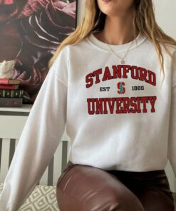 Stanford University Sweatshirt, College Shirt, Stanford University Tee, Student Gift, University Crewneck, American University, Stanford Tee