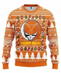 TEXAS LONGHORNS GRATEFUL DEAD UGLY CHRISTMAS SWEATER, ALL OVER PRINT SWEATSHIRT