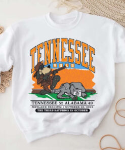 Tennessee Sweatshirt, Vols vs Bama 52 49 Shirt, Tennessee vs Alabama Hoodie
