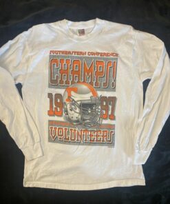 Tennessee Vols Long Sleeve Vintage 1997 Crewneck Sweatshirt, T Shirt For The Music City Bowl Game