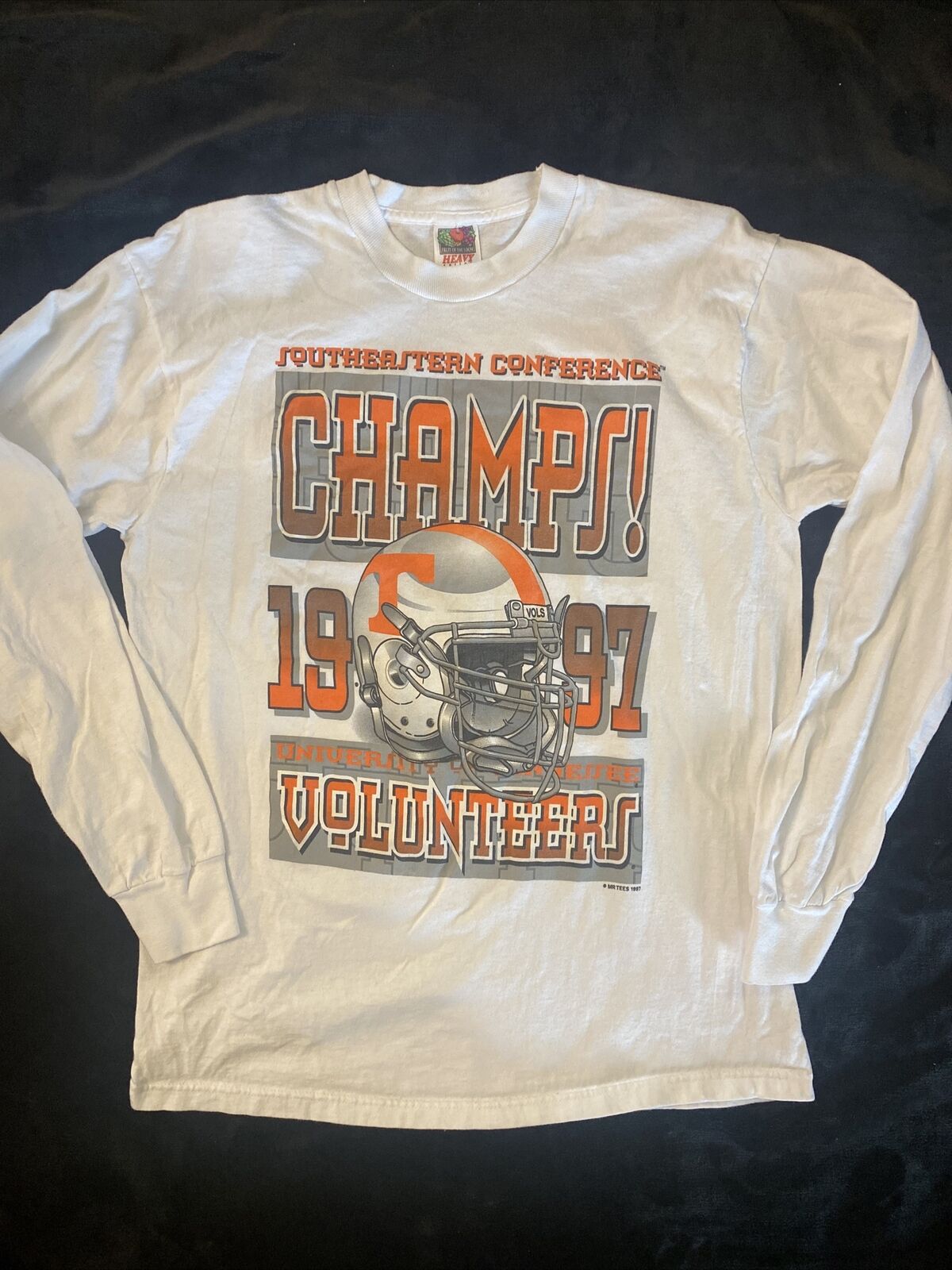 Tennessee Vols Long Sleeve Vintage 1997 Crewneck Sweatshirt, T Shirt For The Music City Bowl Game