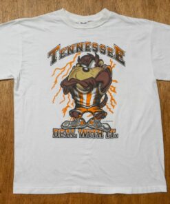 Tennessee Vols Taz Deal With It Crewneck Sweatshirt Hoodie Gifts For Fans Reprinted