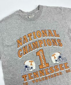 Tennessee Volunteers 1998 National Champions T-Shirt TN Vols Crewneck Sweatshirt Reprinted