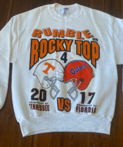 Tennessee Volunteers 1998 Rumble on Rocky Top Sweatshirt TN Vols Vs Florida 20 17 Shirts
