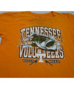 Tennessee Volunteers Bait And Tackle Fishing Orange T Shirt Sweatshirt Hoodie Full Sizes