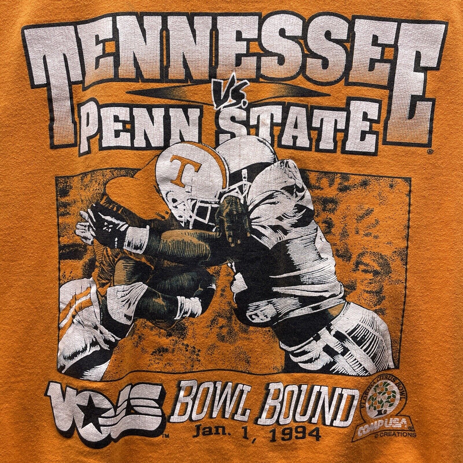 Tennessee Volunteers Citrus Bowl Bound UT Vols 1994 Crewneck 90’s Swetashirt Hoodie And T Shirt Reprinted