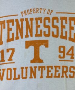 Tennessee Volunteers White T Shirt NCAA Crewneck Sweatshirt Full Size Reprinted