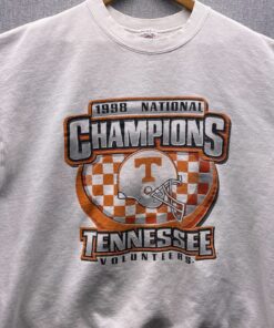 Tennessee Volunteers XL National Champions 1998 UT Vols Crewneck Sweatshirt Vtg