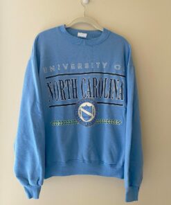 UNC Crewneck Distressed Carolina Sweatshirt