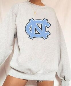 UNC Logo Sweatshirt, Carolina College Sweatshirt, Vintage Carolina Shirt, Carolina Fan Crewneck, Distressed Carolina Sweatshirt, Hoodies