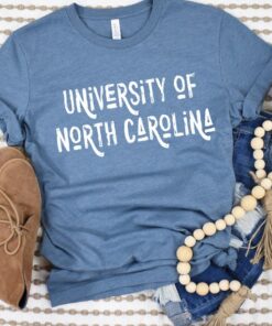 UNC Shirt, University Tshirt Distressed Font Customizable Cute College Tee Shirt North Georgia