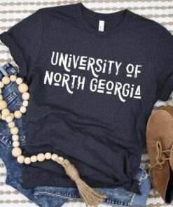 UNC Shirt, University Tshirt Distressed Font Customizable Cute College Tee Shirt North Georgia