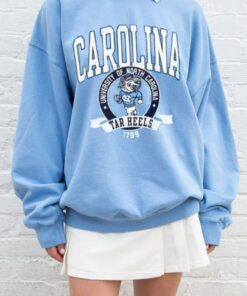 UNC Tar Heels Sweatshirt, Carolina College Sweatshirt, NCAA Carolina Shirt, Distressed Carolina Sweatshirt, Carolina Student gift, Carolina