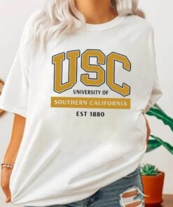 USC T Shirt, USC Sweatshirt, University of Southern California Sweatshirt, USA College Classic Crewneck Sweatshirt, Southern California Tee