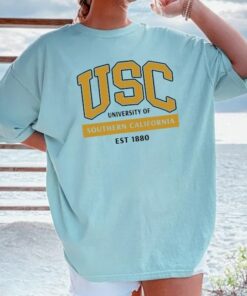 USC T Shirt, USC Sweatshirt, University of Southern California Sweatshirt, USA College Classic Crewneck Sweatshirt, Southern California Tee