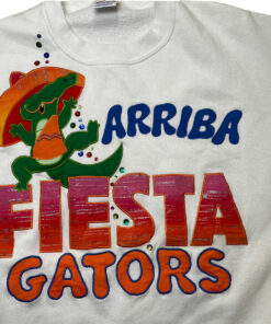 University Of Florida Men’s Full Size Sweatshirt Vintage 1980’s Gators Crewneck Fiesta.