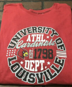 University Of Louisville Cardinals Baseball Men's T-Shirt